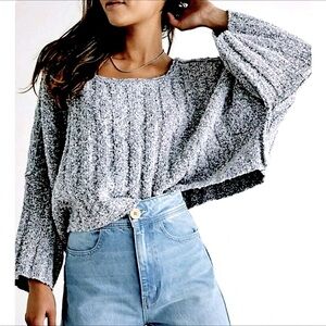 Free People Pullover Crop Sweater